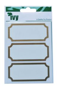 Guldkantade etiketter