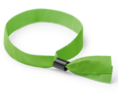 Gröna tygarmband i lager 15mm, utan tryck