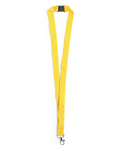 Gula nyckelband utan tryck 20mm