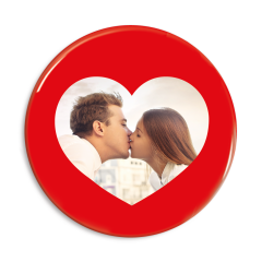 Knapp med hjärtutskärning