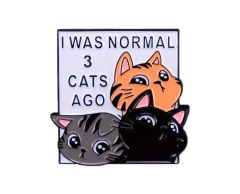 I was normal 3 cats ago pin