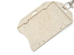 ID-kort / visitkortshållare för nyckelsnöre - Tillverkad av stärkelse