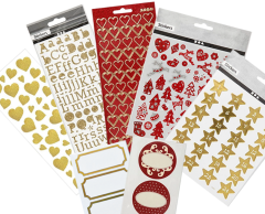 Jul klistermärken stor förpackning 