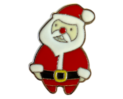 Jultomten pin 26x18mm - Kul tillbehör till jullunchen