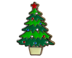 Julgrans pin för kläder 26x18mm