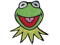 Kermit the frog - The Muppet Show tygmärke