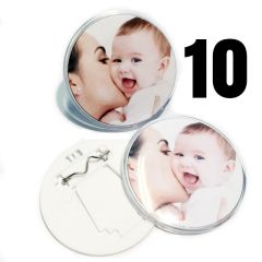 Klik badges 10 stk. 