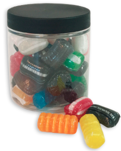 Copenhagen Mix godis med logotyp, 150 g - Dansk produktion