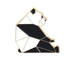Kubistisk panda-pin