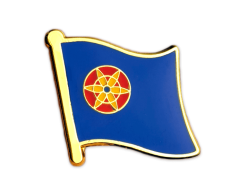 Kvener flagga emalj nål