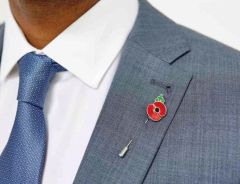 Kavajpin med ditt motiv