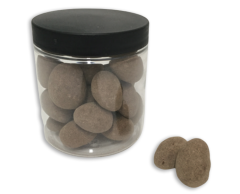 Lakritsmandlar med logotryck - Snabb produktion