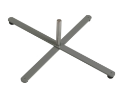 Liten kryssfot i stål för beachflagga