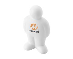 Antistress mand - mulighed for eget tryk på forsiden af manden