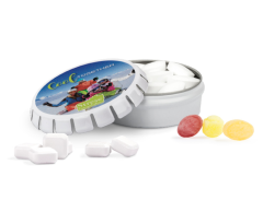 Mintpastiller med logotyp, 19 g - CMYK-tryck
