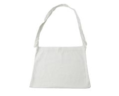 Bomullsmusette cykelväska 37x28 cm – vit
