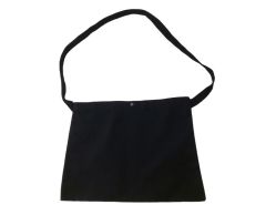 Bomullsmusette cykelväska 37x28 cm – svart