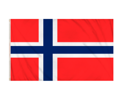 Norsk flagga 150 x 90 cm polyester