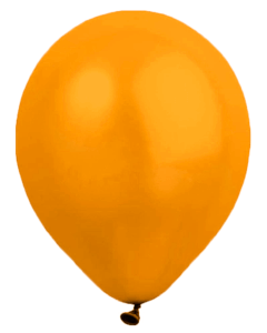 Orange ballonger utan tryck