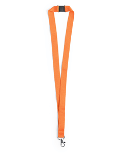 Orange nyckelband utan tryck 20mm