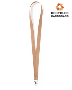 Rustik nyckelband av kartong - utan tryck