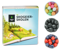 Tablettaskar med logotyp - Flera olika smaker