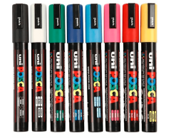 Posca Tuschpaket 8 st. blandade färger, PC-5M