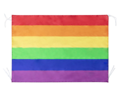 Pride medium tygflagga regnbåge 100x70cm