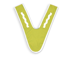 Reflekterande V-krage för vuxna eller barn