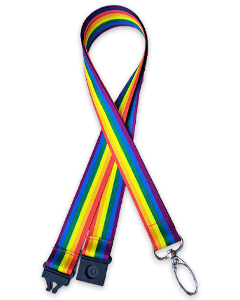  Pride regnbågsnyckelband utan tryck 20mm
