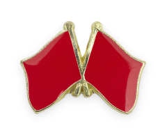 Röda flaggor pin - Flagga Fana 