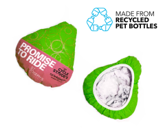 Sadelskydd av återvunnen plast