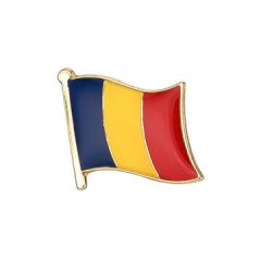 Rumænien flag emaljepin 