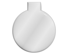 Rund reflekterande magnet i PVC