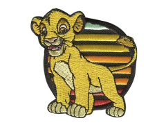 Simba Løvernes konge broderet mærke til tøjet