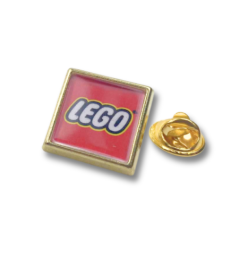 15x15mm kvadratisk pin - Superexpress variant guld