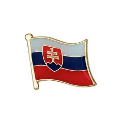 Slovakisk flag emaljepin
