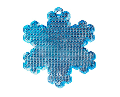 Snowflake reflekterande hänge med logotyp