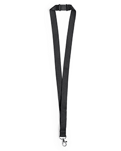 Svarta nyckelband utan tryck 20mm