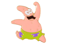 Sjöstjärna emalj pin - seriefigur 31x27mm