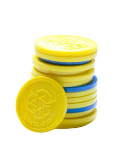 Pollett till vagn gjord av stärkelse