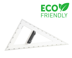 Stor tavla triangellinjal 60°, magnetisk, 60cm