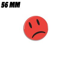 Röd sur smiley magnet 56mm