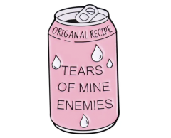 Mina fienders tårar knappnålssydd