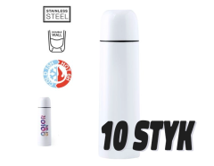 10 stycken termoflaskor med eget motiv