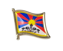 Fri Tibet flag pin