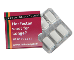 Tuggummipaket 6 stycken - Sockerfritt