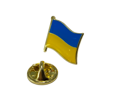 Ukraina flagga - Ukrainsk flagg pin