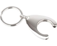 Nyckelring med kundvagnsmyntshållare